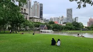 Bangkok Parks and Massage Salons are open - City Walk Benjasiri Park and Phrom Phong