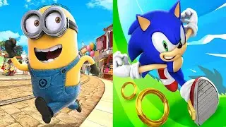 Minion Rush vs Sonic Dash Gameplay