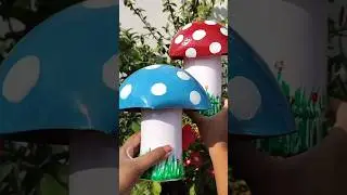 DIY Mushrooms for Garden Decoration #diy #mushroom