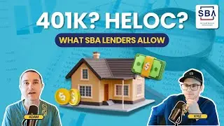 Can I use a 401k loan or HELOC for my SBA equity injection?