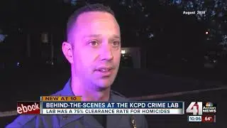 KCPD chief touts crime lab's fast clearance rate