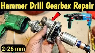 ▶️ hammer drill machine repair | 26mm hammer drill gearbox repair
