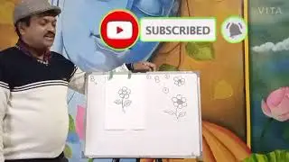 Draw with number 8/ How to draw flower easily / wraw and learn numbers/easy drawings.
