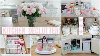 Huge Kitchen Declutter + Kitchen Organization Ideas | Mugs, Under Kitchen Sink, Drawer Organization