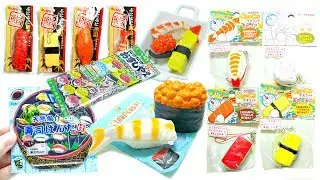 Sushi Gummy Candy Sticker Squishy Squeeze Toy Compilation