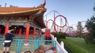 Dragon Khan Porta aventura #amusementpark #portaventura 