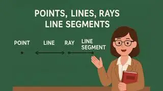 Points, Lines, Rays & Line Segments Explained | Basic Geometry for Kids | Academass Learning