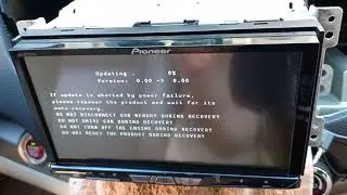 AVH Z9200DAB update firmware process completed but unsuccessful