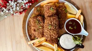 Fish Fingers Recipe | How to Make Crispy Fish Fingers