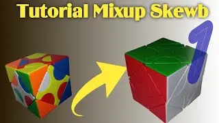 Mixup Skewb 1 tutorial completo do cubo m&aacute;gico Mix-up
