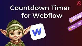 How to Add a Countdown Timer to Webflow Using Elfsight Widgets [for FREE]