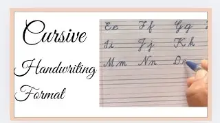 Cursive Writing A to Z | Capital & Small Letters | Handwriting Practice for Beginners 