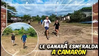 Esmeralda tiene fama que es una buena corredora y la pusimos a prueba.