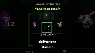 Hammer of Justice EXTRA ATTACK!  #deltarunechapter4 #deltarune #gerson#HammerOfJustice