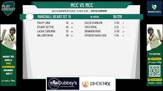 Marshall Bears 1st XI v Modewarre Senior Men 1st XI