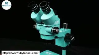 WF10X/23mm Wide Angle 6.5X-58X Trinocular Stereo Microscope with Synchronous Zoom #phonefix
