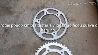 Troca da relação xj6 remanche sem ferramenta especial.