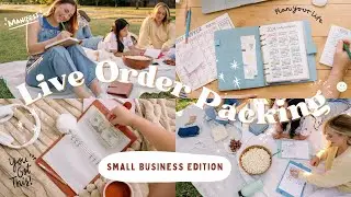 Live Bullet Journal Order Packing | 12/06/2025 Livestream | Jessica's Journal