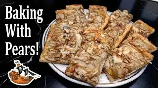 Puff Pastry with Pears, Blue Cheese & Walnuts. Baking with Pears: A Sweet and Simple Pie Recipe!