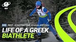 How a Greek athlete lives the biathlon dream | A day in the life of Konstantina Charalampidou