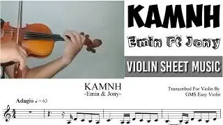 Free Sheet || KAMNH - Emin & Jony || Violin Sheet Music 