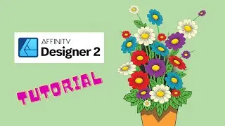 Affinity Designer 2 - How to Draw  Flower Vase TUTORIAL