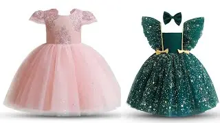 *try-on princess dresses* | NNJXD Baby Girl Princess Dress Bowknot Sequins Dresses