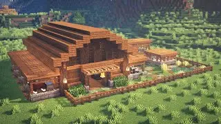 Minecraft  How to Build a Barn for Animals
