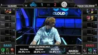 TSM vs Cloud 9 | Game 4 Grand Finals S5 NA LCS Spring 2015 playoffs | Team Solomid TSM vs C9 G4