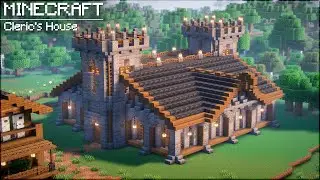 Minecraft | How to Build an Amazing Medieval Church for the Cleric | Medieval Village