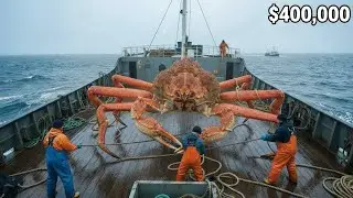 How Fishermen Make $400,000 in 5 Days Giant Snow Crab Fishing | Deep Sea Creatures