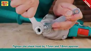 TOTAL Tools 1100w Electric Power Paint, Cement, Putty Mixer Handheld Mixing Machine 电动水泥搅拌机- TD61106