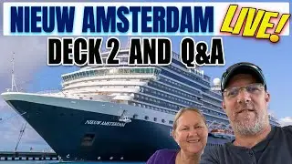 Holland America Nieuw Amsterdam, LIVE!!!  With Tall Man's Cruise Adventures