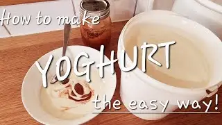 How to make Yogurt - The Easy Method - Plain yogurt recipe