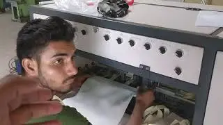 Automatic Non Woven Fabric Loop Handle Making Machine-Make In India
