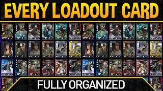 EVERY Loadout Card EVER - Dirty Bomb
