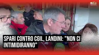 Spari contro sede Cgil, Landini: 