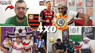 REAÇÕES DOS RIVAIS SECANDO O MENGÃO- FLAMENGO 4X0 CORINTHIANS- BRASILEIRÃO 2025 -VAMOS RIR KKKKK