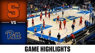 Syracuse vs. Pitt Game Highlights | 2025-26 ACC Men's Basketball