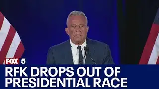 RFK drops out of Presidential race, endorses Trump