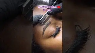 Full Tutorial On my YouTube 🔥 #barber #atlanta #women #selfcare #cosmetics #eyebrows