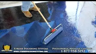 How to Apply Polyaspartic Top Coat (Start to Finish) | #xtremepolishingsystems #howto #polyaspartic