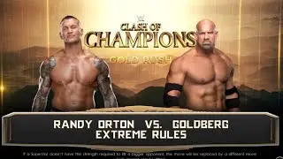 GOLDBERG Va Randy Orton-NO DAMAGE ON LEGEND DIFFICULTY | WWE 2K
