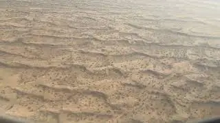 Aerial view of the deserts of the UAE