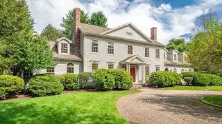 88 Winter Street, Lincoln MA - Stately Colonial Privately Set on Almost 2 Acres