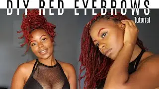 DIY Red Eyebrows Tutorial | Natural makeup look