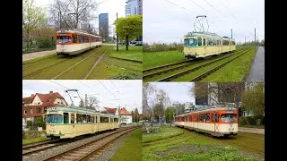 [Osterhasenexpress] VGF Stra&szlig;enbahn Frankfurt mit D&uuml;wag O-Wagen 111 und M-Wagen 102 unterwegs