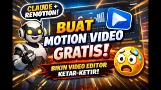 No CapCut, No After Effects! Motion Video Gratis Pakai Ai Prompting + Remotion