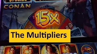 Super Big Win on Conan Slot!! Aristocrat Game