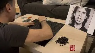 The Brixel Art - Mick Jagger with LEGO&reg;